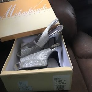 Silver heels
